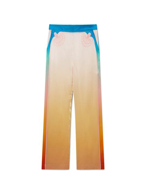 L'Arc Coloré Silk Trousers