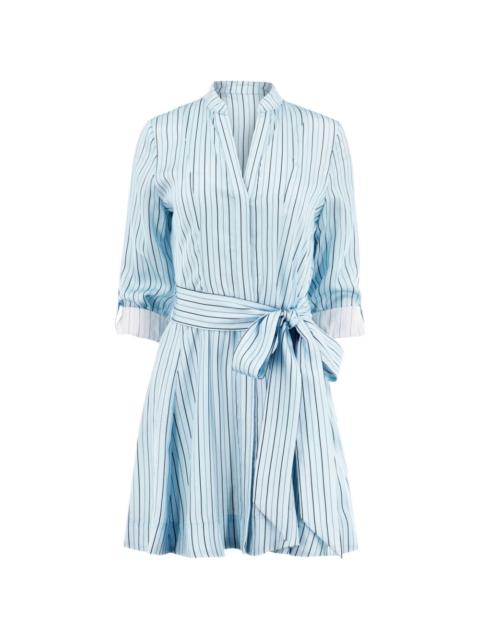 Alice + Olivia roll cuff striped dress