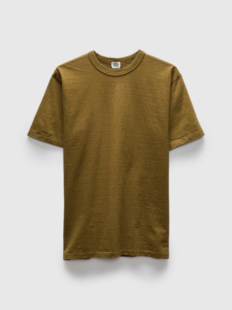 Warehouse & Co. Fallen Cotton Slub Tee in Khaki