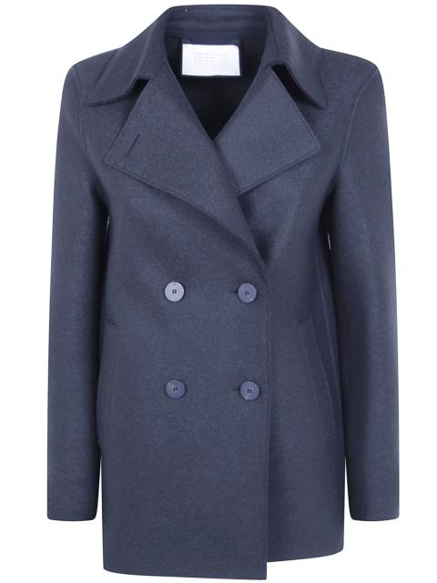 Harris Wharf London Coat Wool 100% "Peacoat"