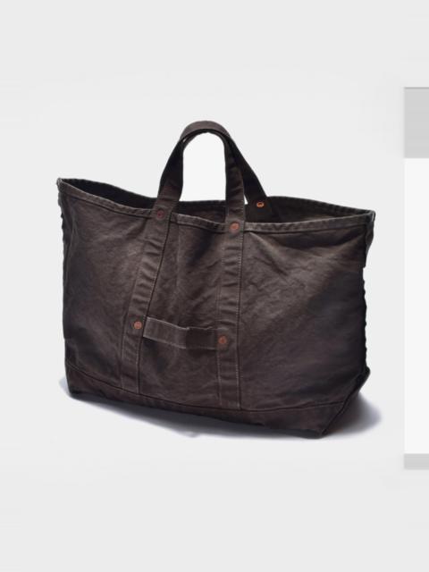 The Real McCoys Coal Tote (Overdyed) - Grey