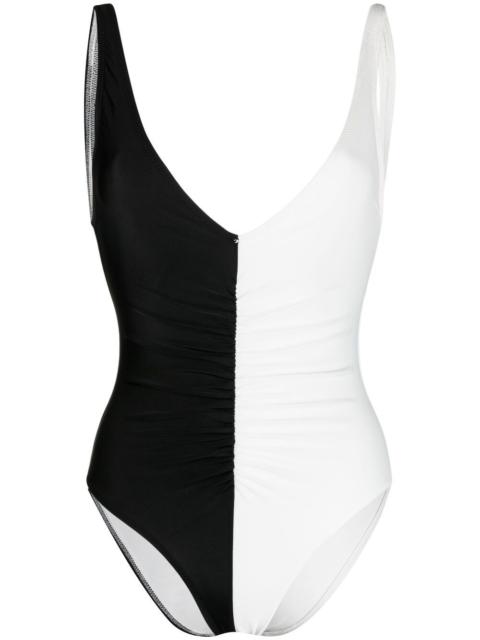 Solid & Striped colour-block swimsuit