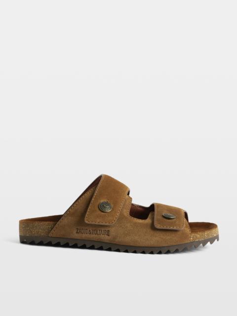 Zadig & Voltaire Santa Fe Suede Sandals