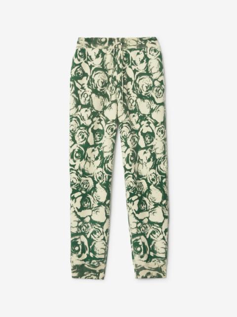 Burberry Rose Wool Jogging Pants