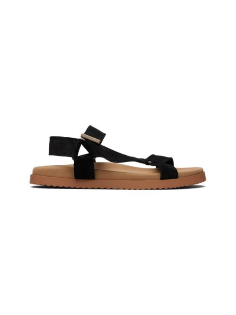 DSQUARED2 Black Suede Sandals
