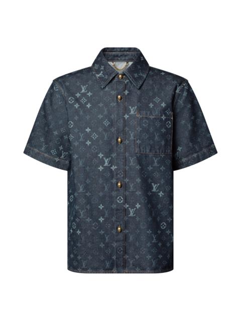 Louis Vuitton Monogram Denim Short-Sleeved Shirt