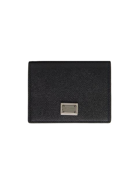 Dolce & Gabbana Black Plaque Wallet