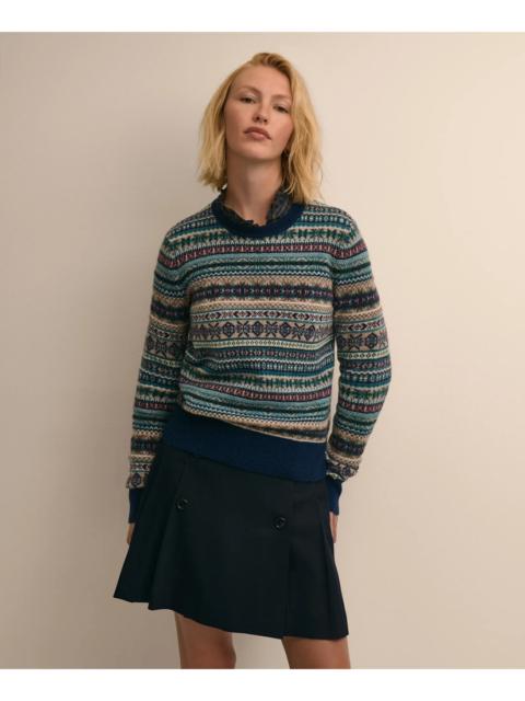 Brooks Brothers Lambswool Fair Isle Sweater