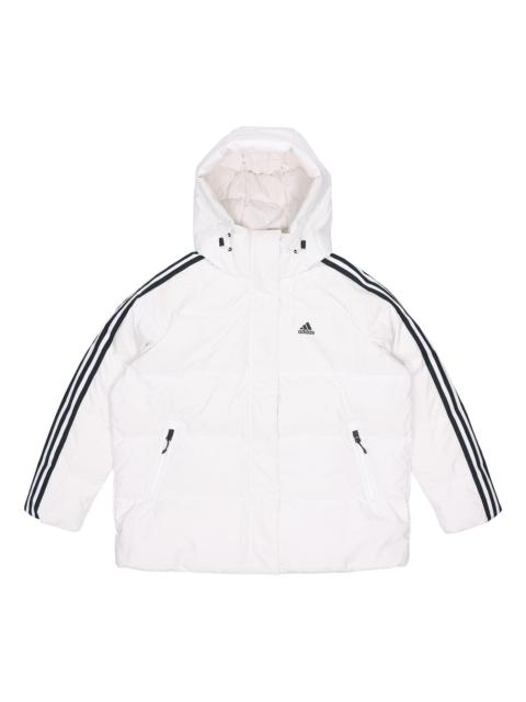 adidas (WMNS) adidas 3-Stripe Puff Down Jacket 'White' HA1176