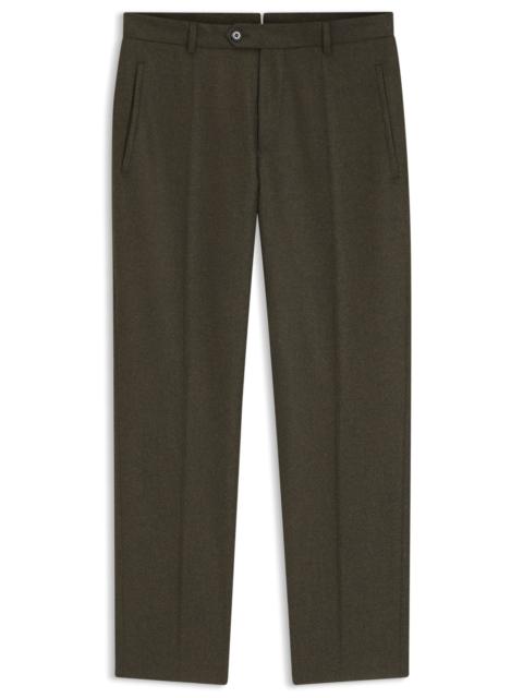 BOSS ITALIAN WOOL REGULAR-FIT PANTS WITH CASHMERE