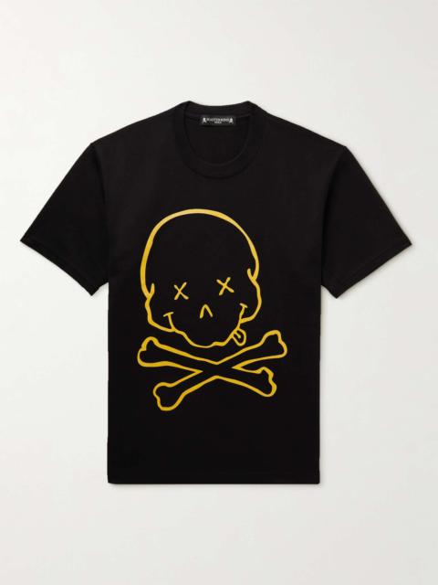 MASTERMIND WORLD Glittered Logo-Print Cotton-Jersey T-Shirt
