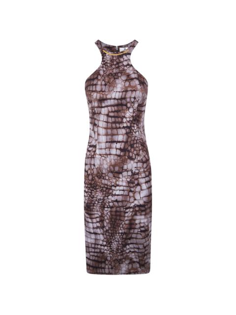 ELISABETTA FRANCHI Elisabetta Franchi Animal-print Midi Dress