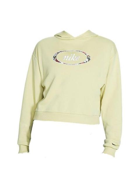 Nike (WMNS) 나이키 스포츠웨어 자르기 양털 후드 '트리 미스트' CV1871-318