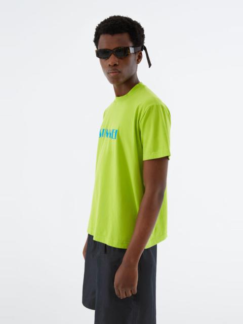 SUNNEI LIGHT GREEN T-SHIRT WITH LOGO