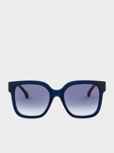 Paul Smith Crystal Blue 'Delta' Sunglasses