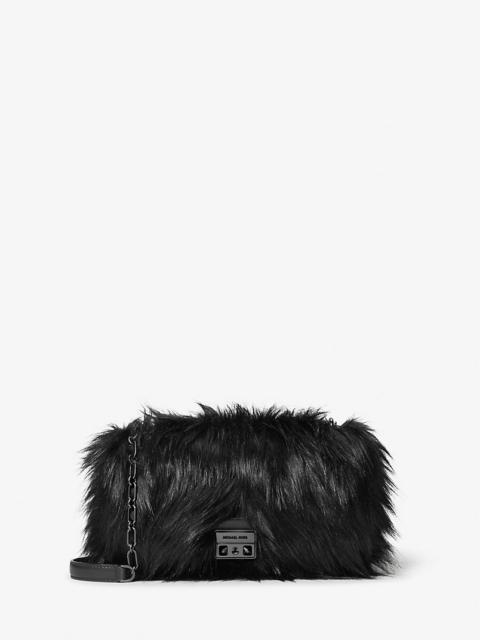 MICHAEL KORS Tribeca Large Faux Fur Shoulder Bag