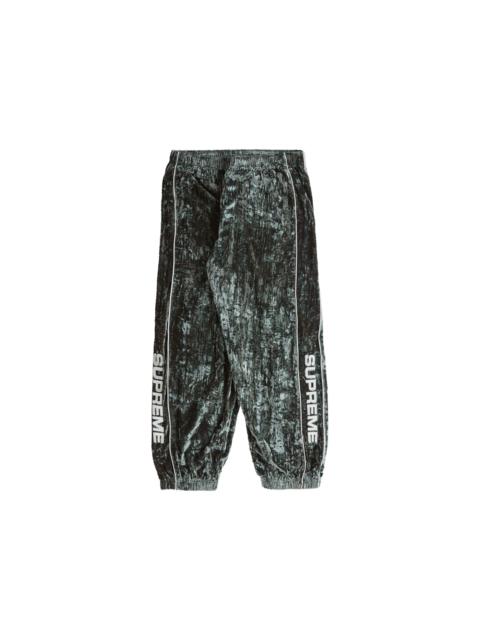 Supreme Supreme Crushed Velvet Track Pant Olive