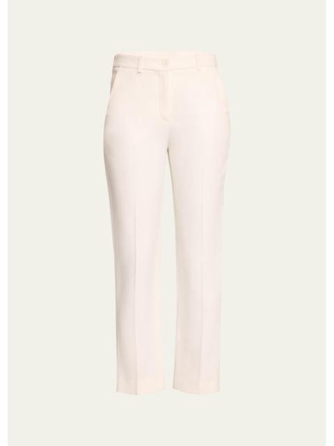 MICHAEL KORS COLLECTION Samantha Double Crepe Sablé Slim-Leg Pants