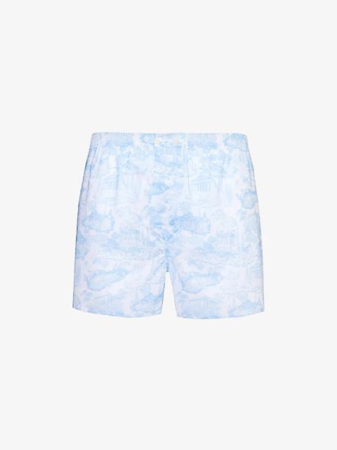 Ledbury graphic-print cotton boxer shorts