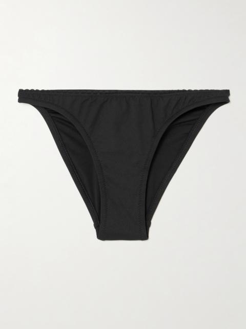 MELISSA ODABASH Pompano Scalloped Bikini Briefs