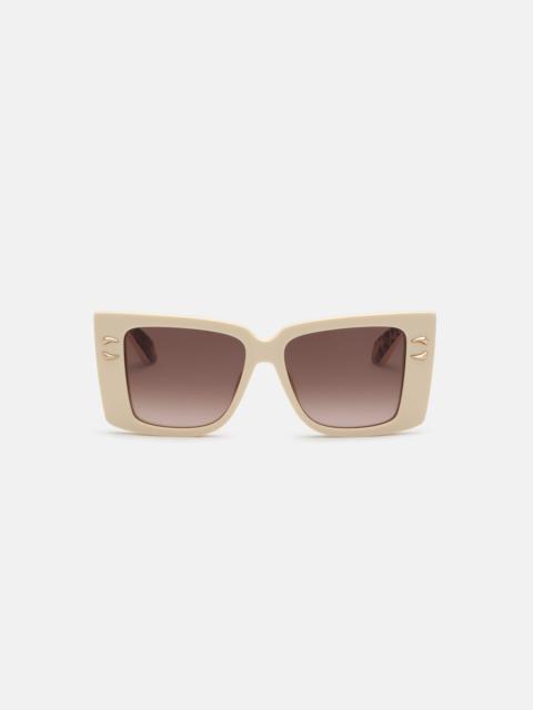 Roberto Cavalli Sunglasses with wide rectangular front and fangs