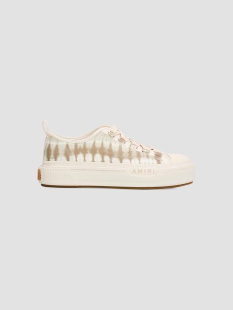 AMIRI Women's Tie-Dye Court Low-Top Sneakers - Alabaster