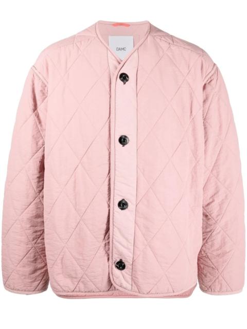 OAMC quilted button-up jacket