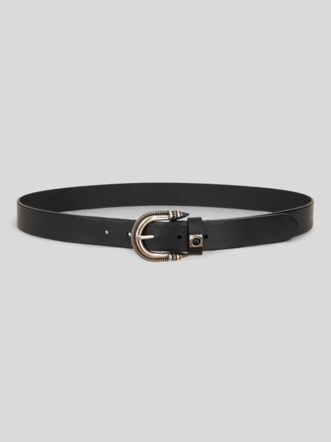 Etro LEATHER BELT WITH MINI STUD