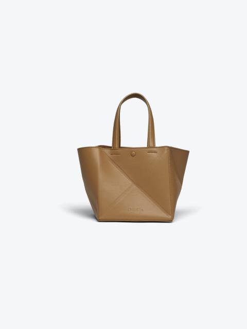 Nanushka THE ORIGAMI MINI - Alt-nappa tote - Khaki