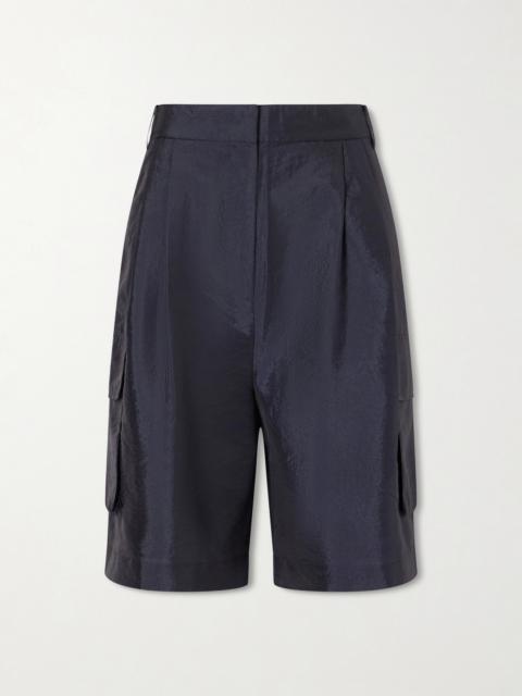 Tibi Stella Shell Cargo Shorts