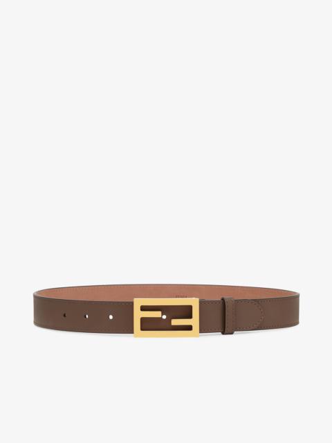 FENDI Brown leather belt