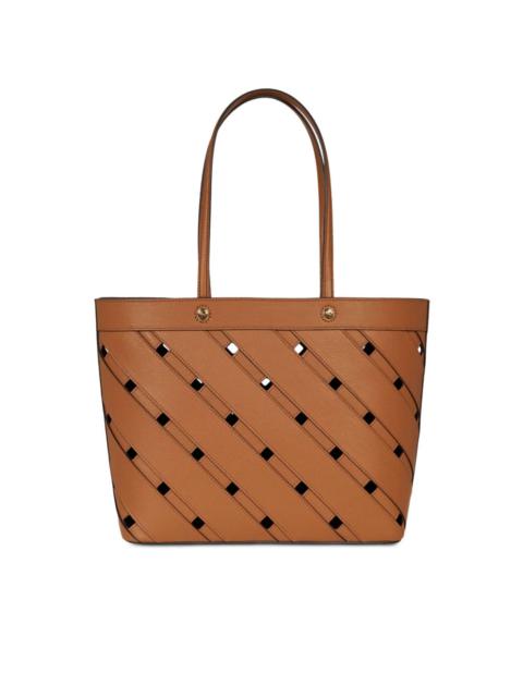 medium woven leather bag