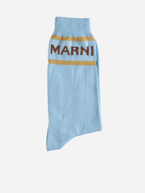 Marni Logo cotton-blend socks