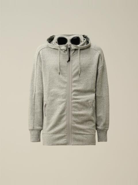 C.P. Company GOGGLE HOODY IN GREYSTONE MELANGE | miinto