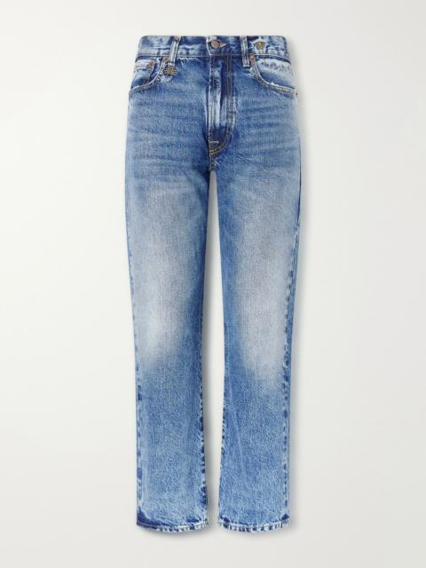 R13 Romeo cropped mid-rise straight-leg jeans Mid denim