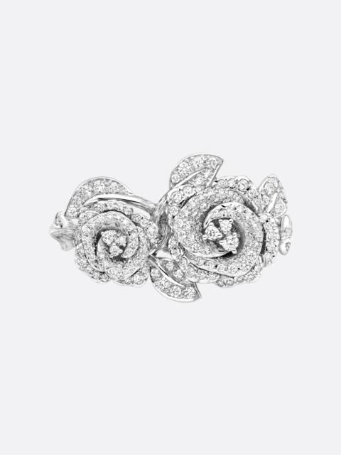 Large Rose Dior Bagatelle Double Ring