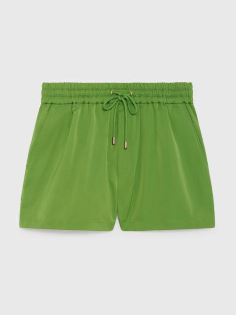 maje Technical fabric shorts