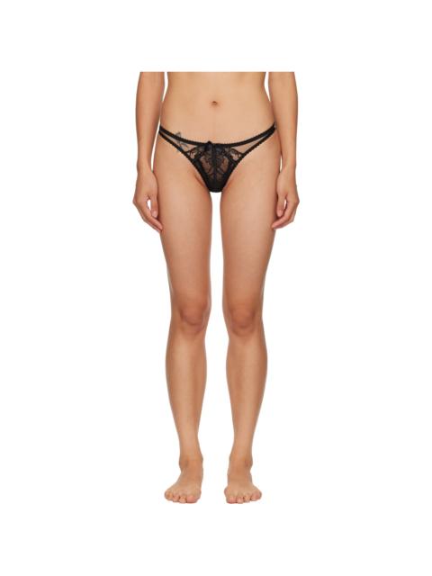 Agent Provocateur Black Rozlyn Thong