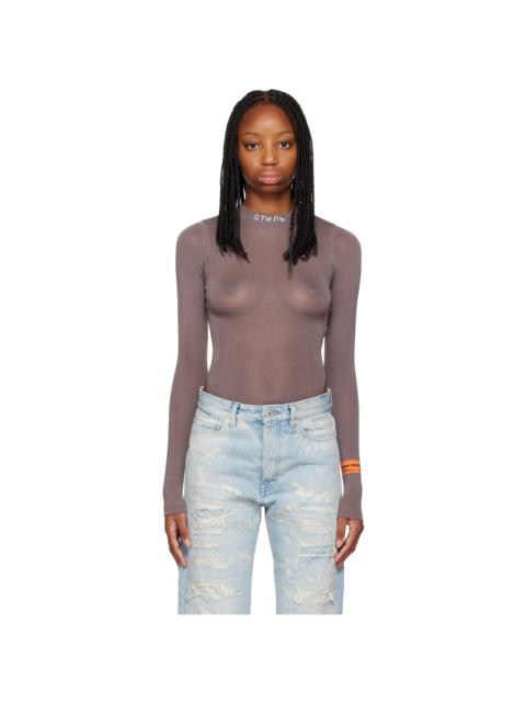 Heron Preston Gray 'Style' Bodysuit