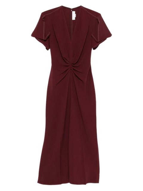 Victoria Beckham Victoria Beckham Eve Ruffle Midi Dress