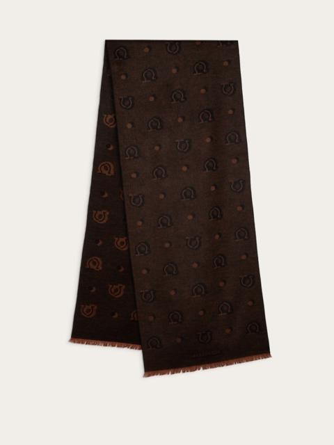 FERRAGAMO SILK JACQUARD SCARF