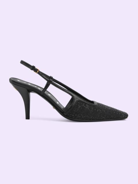 Women's GG slingback pump