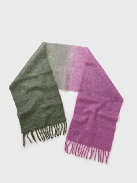 Mohair Gradient Fringed Scarf