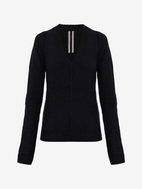 Rick Owens V-neck cashmere-blend sweater