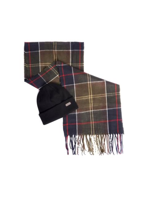 Barbour tartan scarf (set of two)