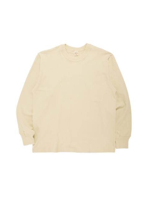 Warehouse & Co. Lot. 5914 Long Sleeve Crew Neck T-Shirt Solid Cream