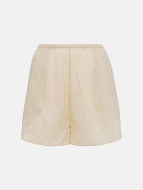 Monogram cotton-blend shorts