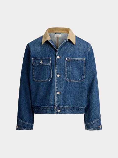 Polo Ralph Lauren Denim Corduroy-Collar Trucker Jacket