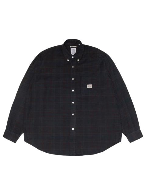 Stussy x Our Legacy Work Shop Check Shirt 'Overdyed Navy'