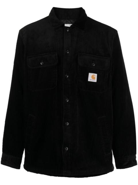 Carhartt logo-patch cotton shirt jacket
